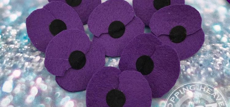 Purple Poppies at Paws at the Shires