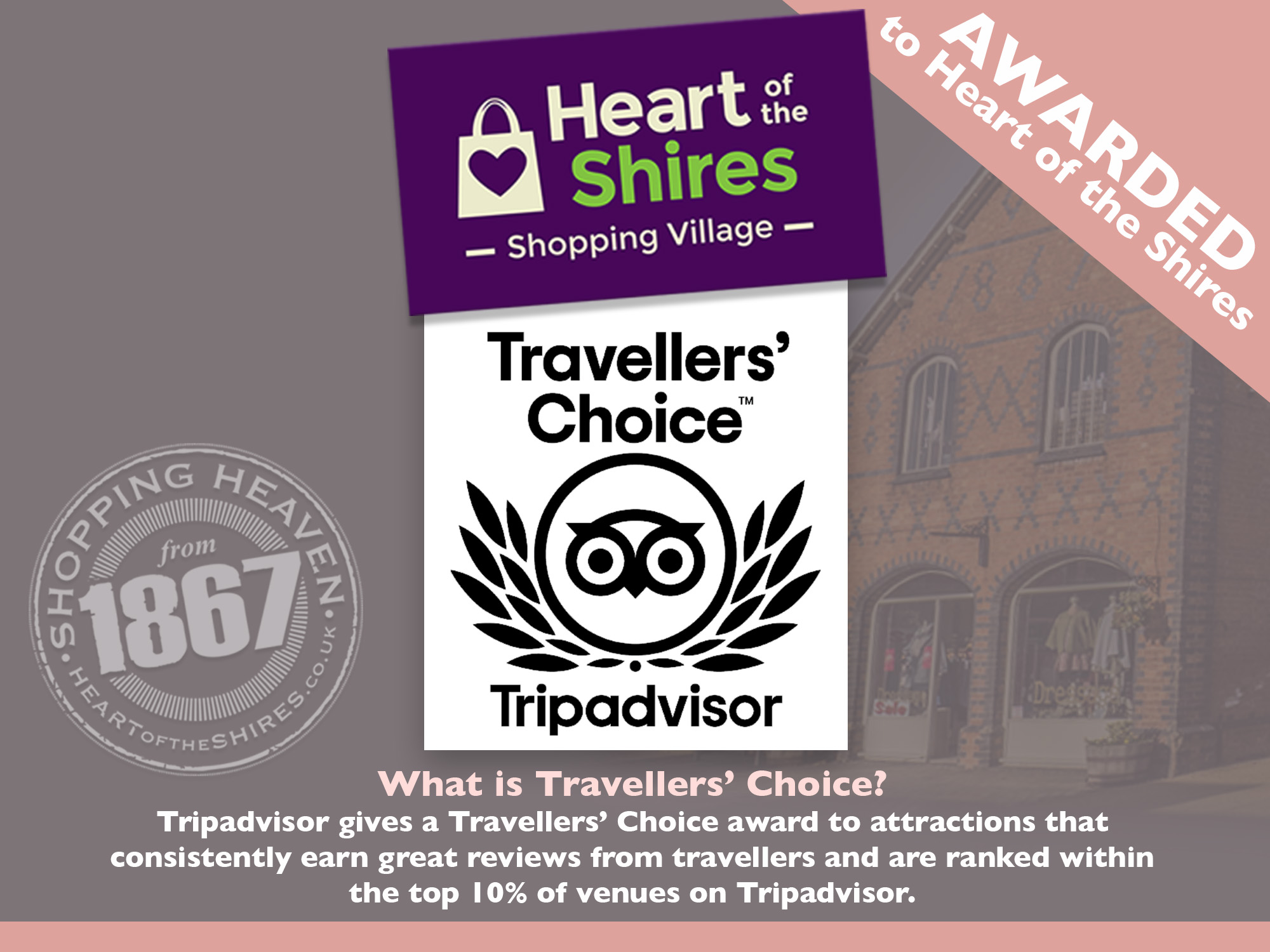 Tripadvisor Travellers’ Choice award