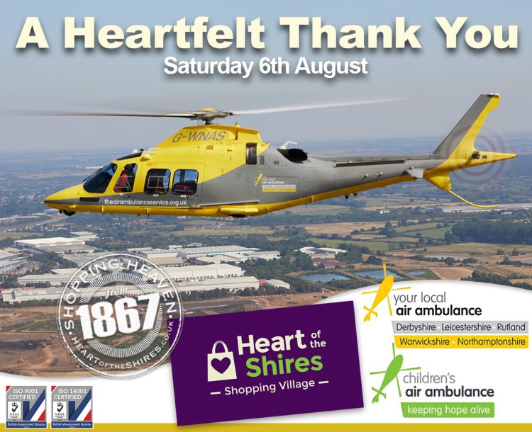 Air Ambulance at Heart of the Shires