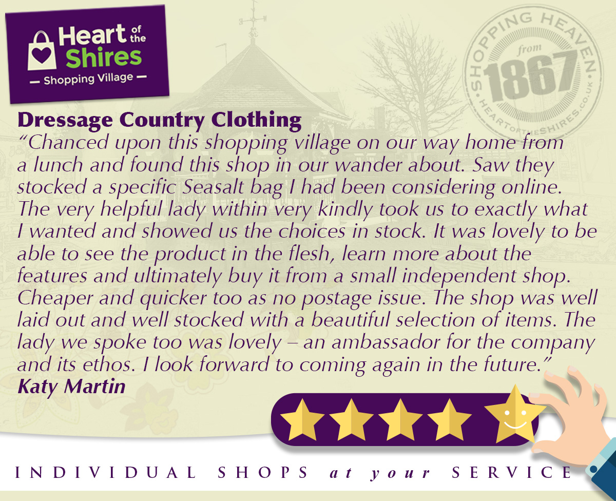 testimonials for heart of the shires