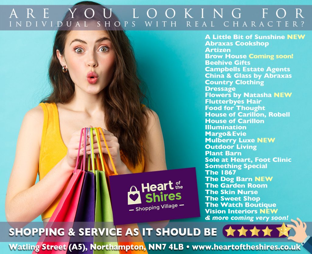 new shops at Heart of the Shires