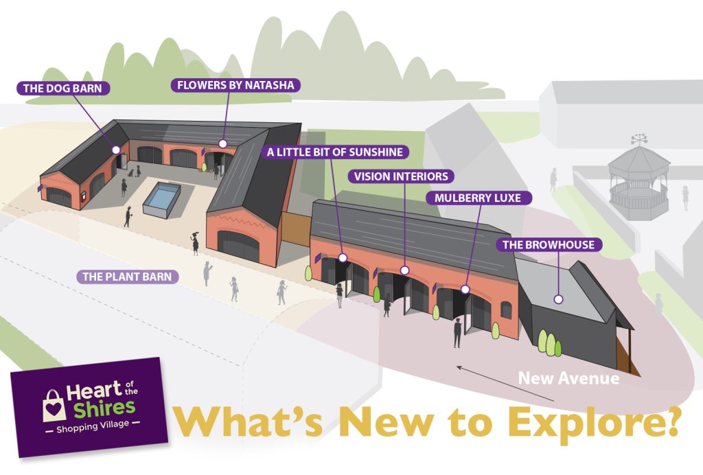 New shops at Heart of the Shires