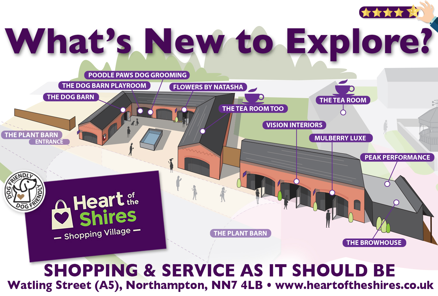 New shops at Heart of the Shires