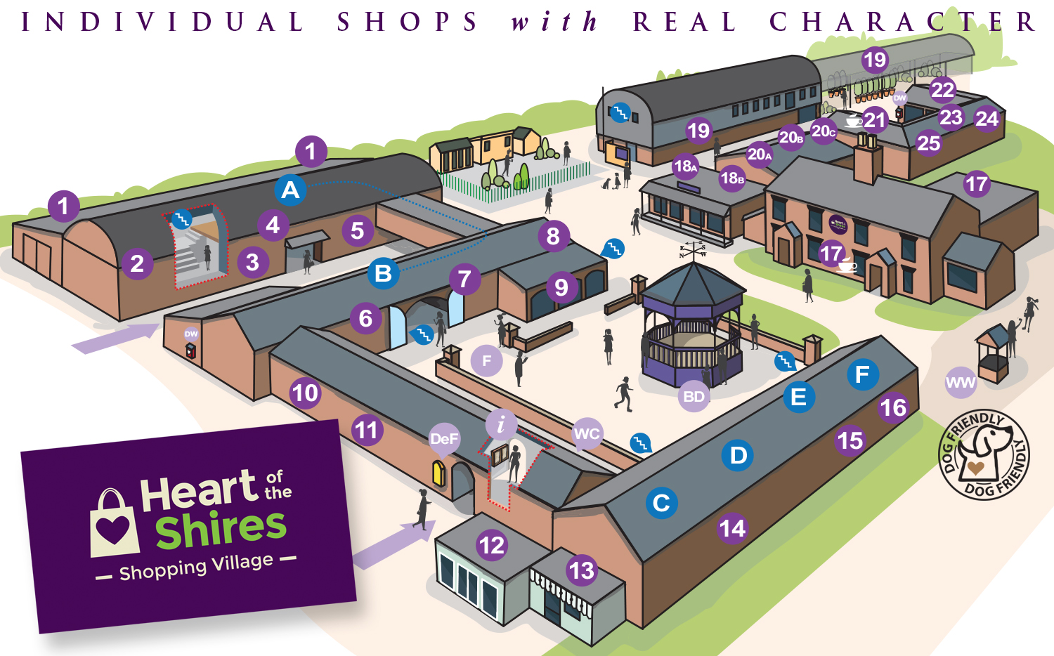 heart of the shires shopping village