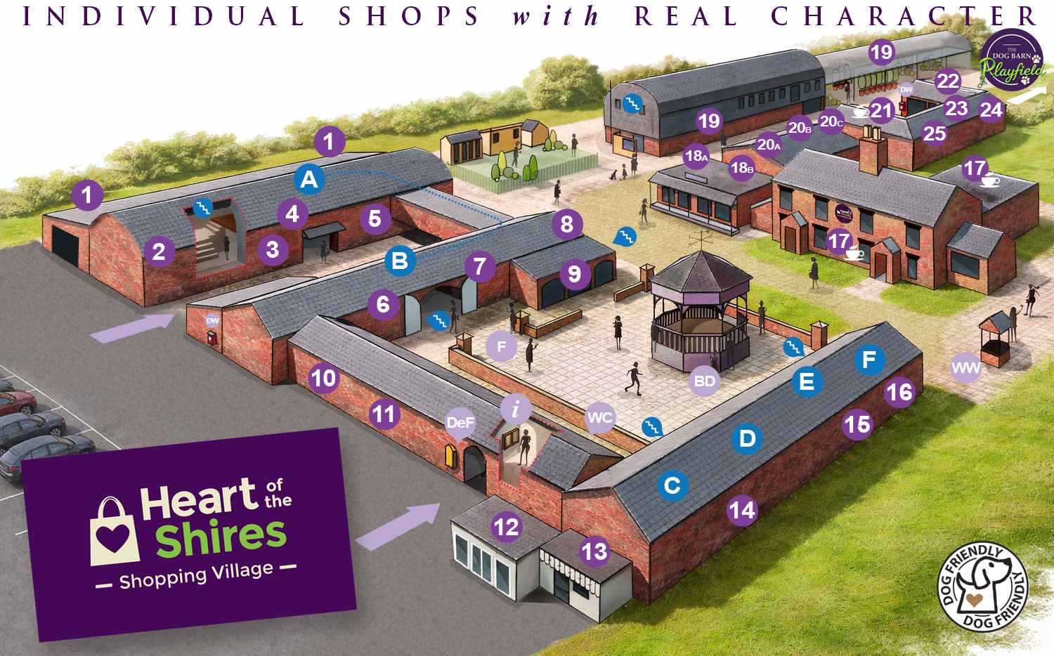 shops at Heart of the Shires